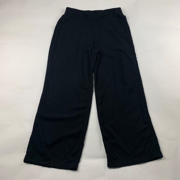 Old Navy Black Lightweight Playa Wide Leg Summer Pant L - Picture 1 of 7